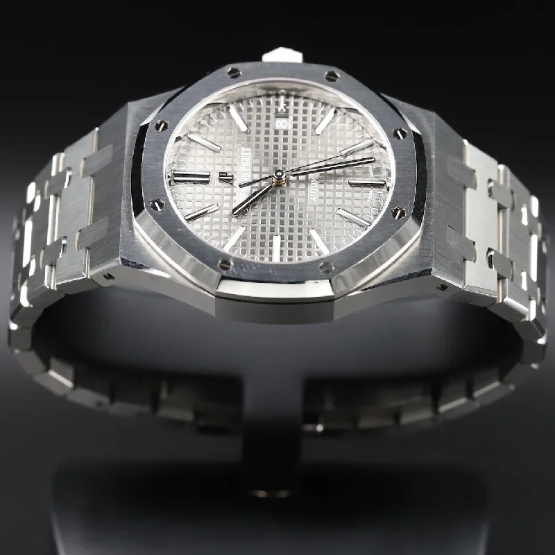 Audemars Piguet<br>15400ST Royal Oak Ruthenium Dial