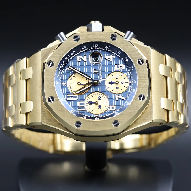 Audemars Piguet<br>26470BA Royal Oak Offshore 'Brick' Blue Dial