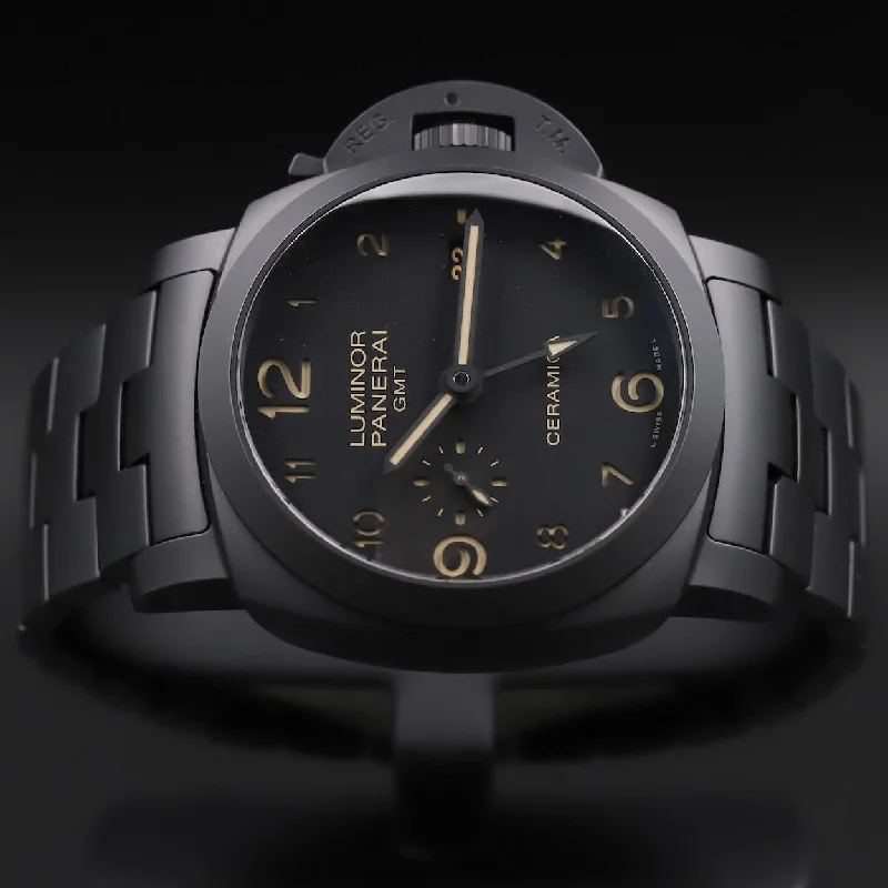 Panerai<br>PAM 00438 Luminor Tuttonero 1950 3 Days GMT Automatic Ceramica