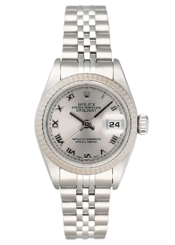 Rolex Datejust 69174 Gray Dial Ladies Watch