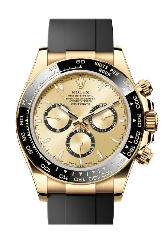 Rolex Daytona 40 Golden Dial Yellow Gold Mens Watch 126518LN