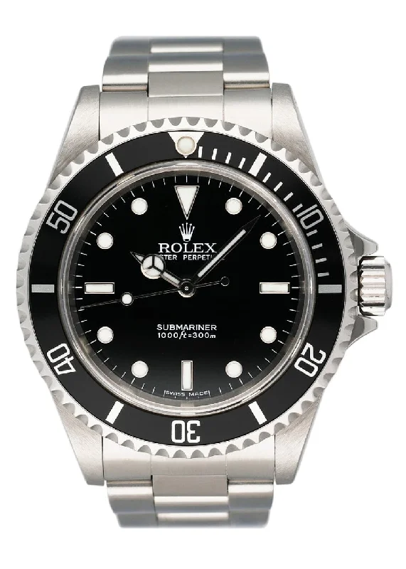 Rolex Submariner 14060M No Date Mens Watch Box Papers