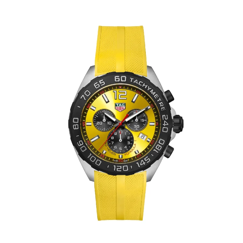 TAG Heuer Formula 1 Quartz Chronograph Yellow - Diameter 43 mm