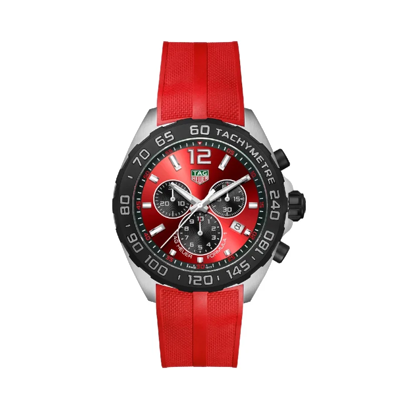 TAG Heuer Formula 1 Quartz Chronograph Red - Diameter 43 mm