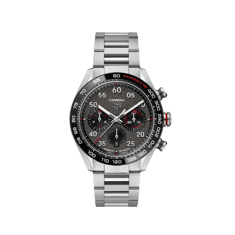 TAG Heuer Carrera Porsche Heuer 02 Automatic Mens Grey Steel Chronograph