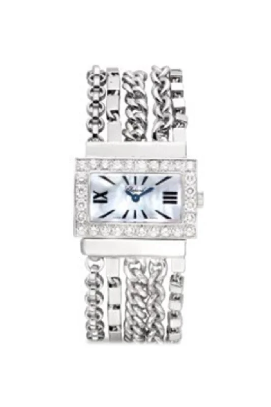 Chopard Diamond White Mother of Pearl Dial Ladies Watch 109044-1001