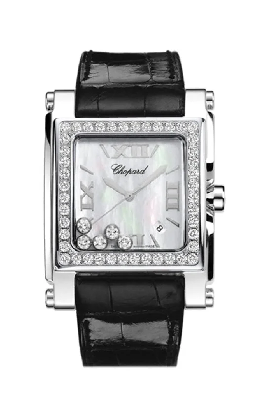 Chopard Happy Sport Square Quartz Ladies Watch 288448-2001