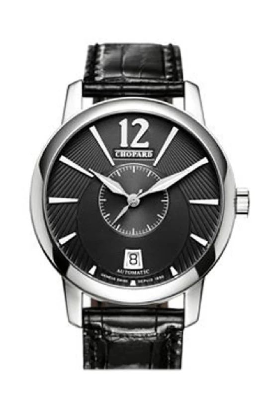 Chopard L.U.C. Classic Twin Automatic Black Dial Men's Watch 161880-1001