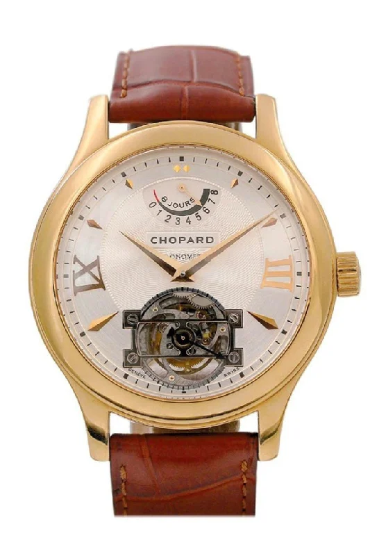 Chopard L.U.C Tourbillon White Dial Men's Watch 161869-5001