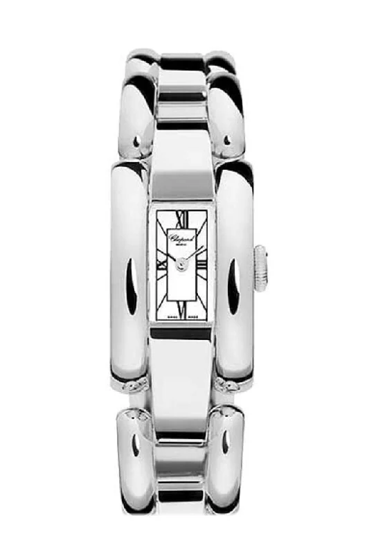 Chopard La Strada in White Gold on White Gold Bracelet White Dial 417396-1001