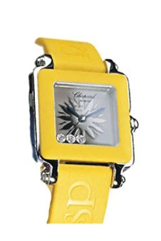 Chopard Square Happy Sport on Yellow Rubber 278896-3005