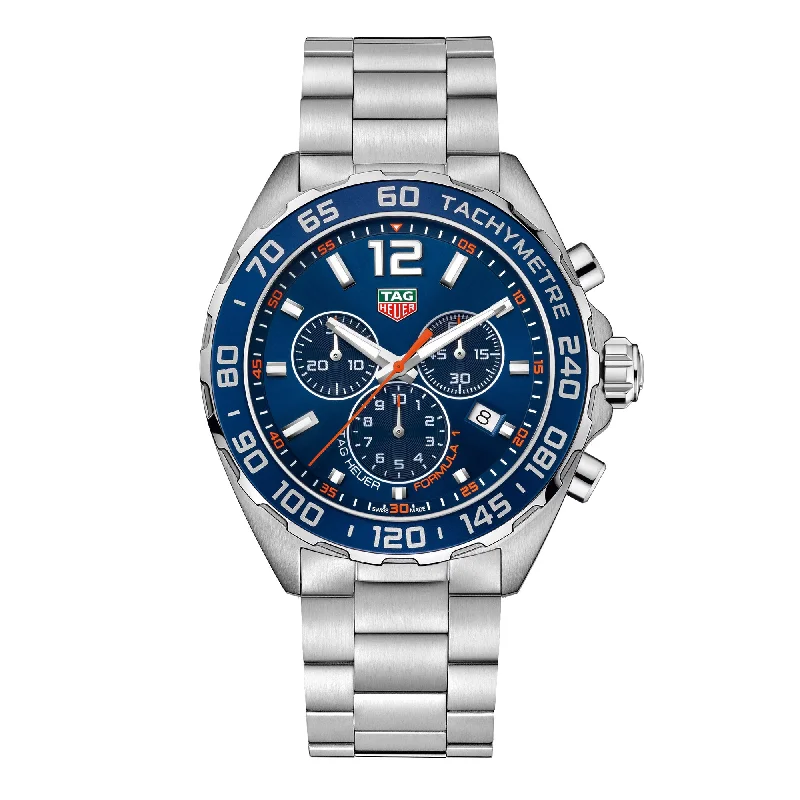 TAG Heuer Formula 1 Quartz Mens Blue Steel Chronograph