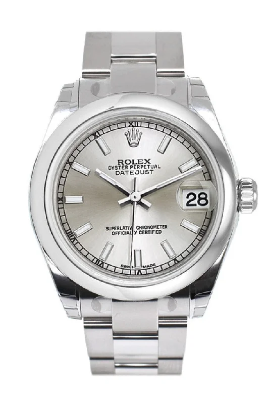 Rolex Datejust 31 Silver Dial Steel Ladies Watch 178240 Pre-owned