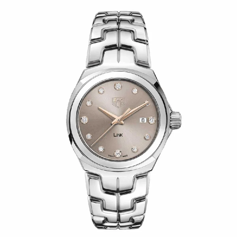 TAG Heuer Link Quartz Ladies Taupe Steel Watch