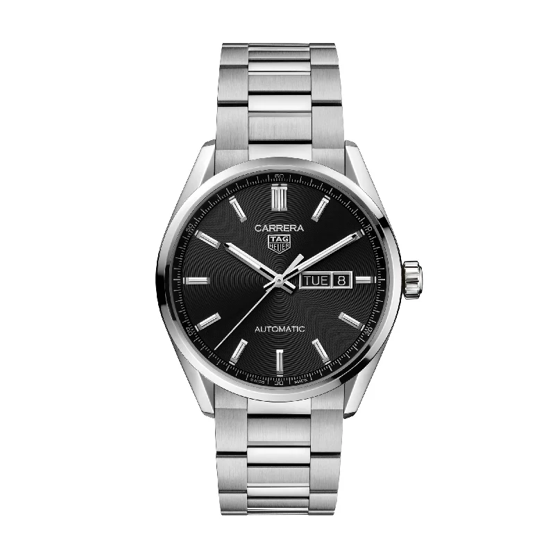 TAG Heuer Carrera Calibre 5 Automatic Mens Black Steel Watch