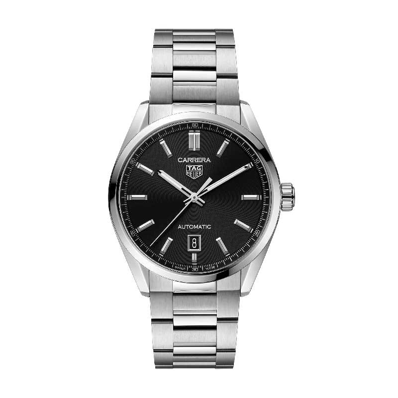 TAG Heuer Carrera Calibre 5 Automatic Black Steel Watch