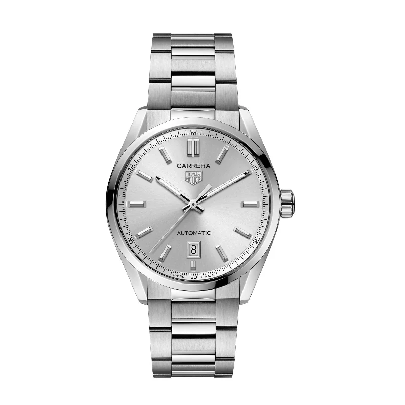 TAG Heuer Carrera Calibre 5 Automatic Grey Steel Watch