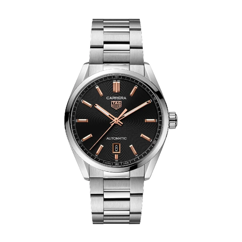 TAG Heuer Carrera Calibre 5 Automatic Black Steel Watch