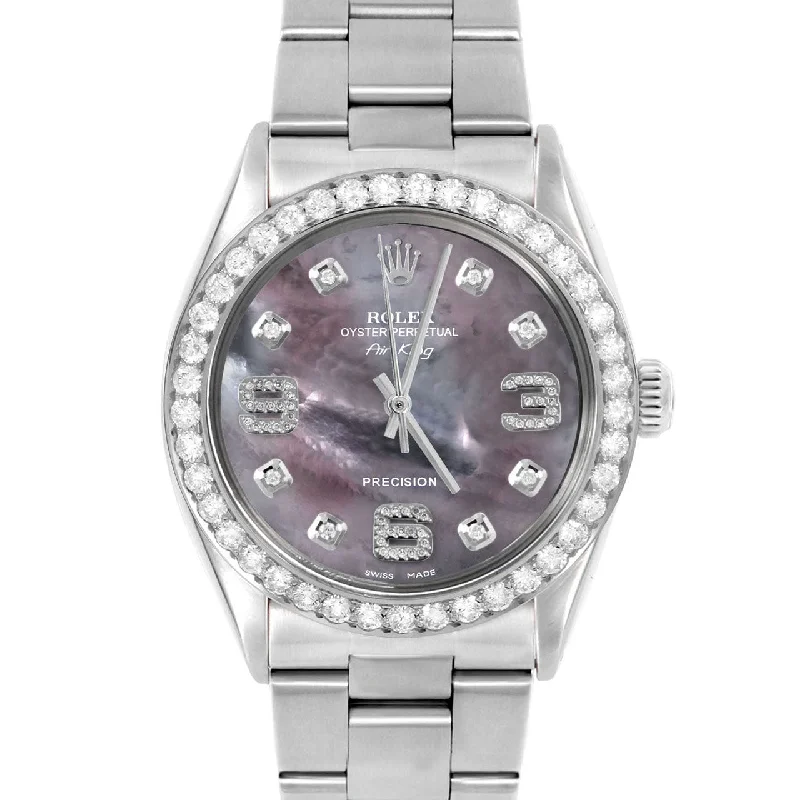 Rolex Air King 34mm | 5500-SS-BMOP-8DA369-2CT-OYS