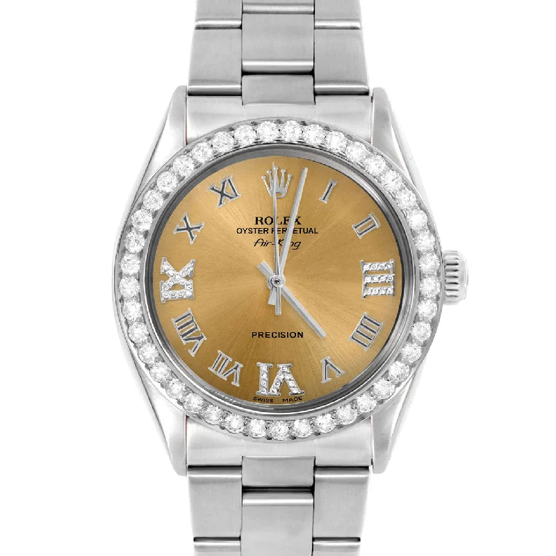 Rolex Air King 34mm | 5500-SS-CHM-RDR369-2CT-OYS