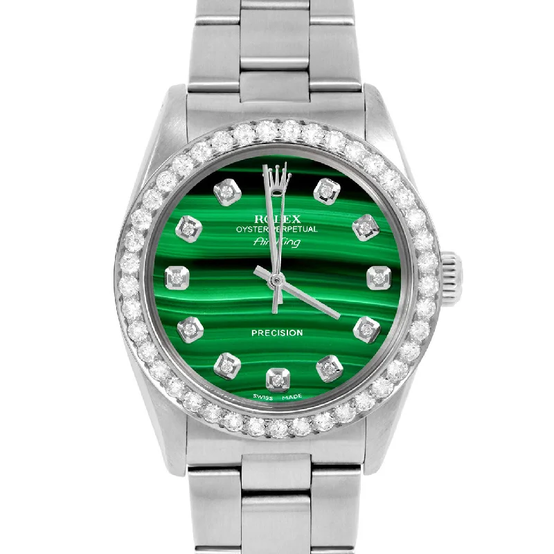 Rolex Air King 34mm | 5500-SS-MLC-DIA-AM-2CT-OYS