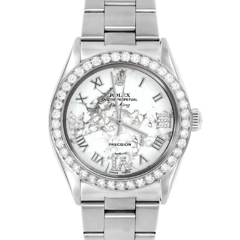 Rolex Air King 34mm | 5500-SS-MRB-RDR369-2CT-OYS