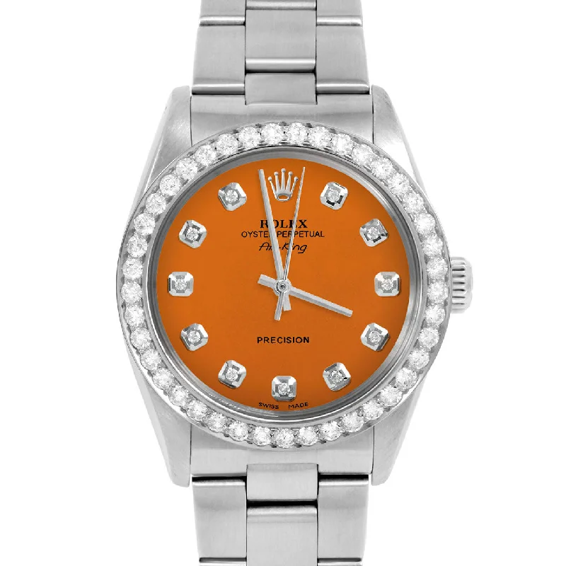 Rolex Air King 34mm | 5500-SS-ORN-DIA-AM-2CT-OYS