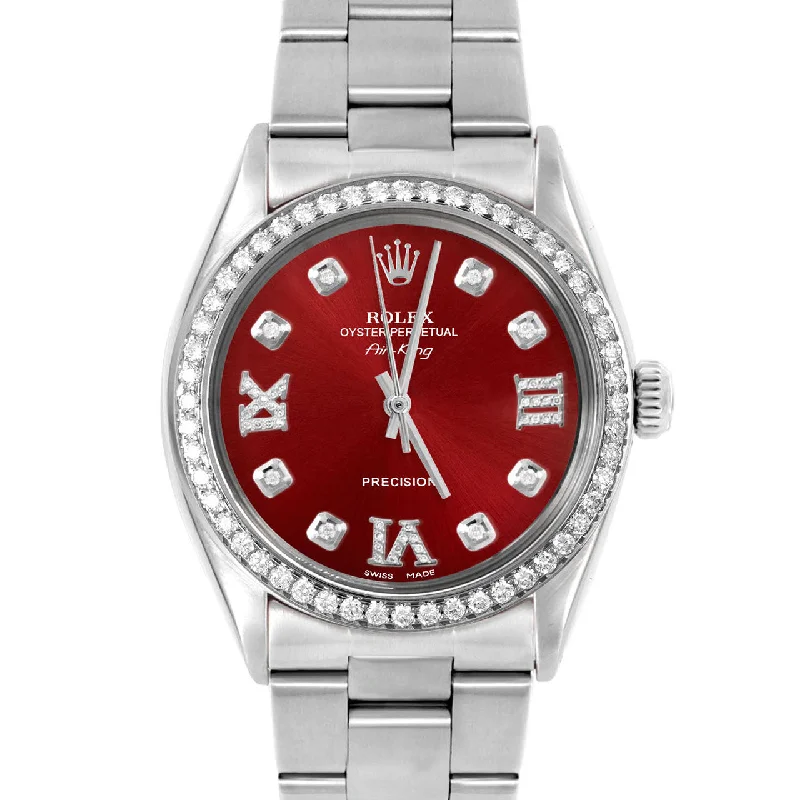 Rolex Air King 34mm | 5500-SS-RED-8DR369-BDS-OYS