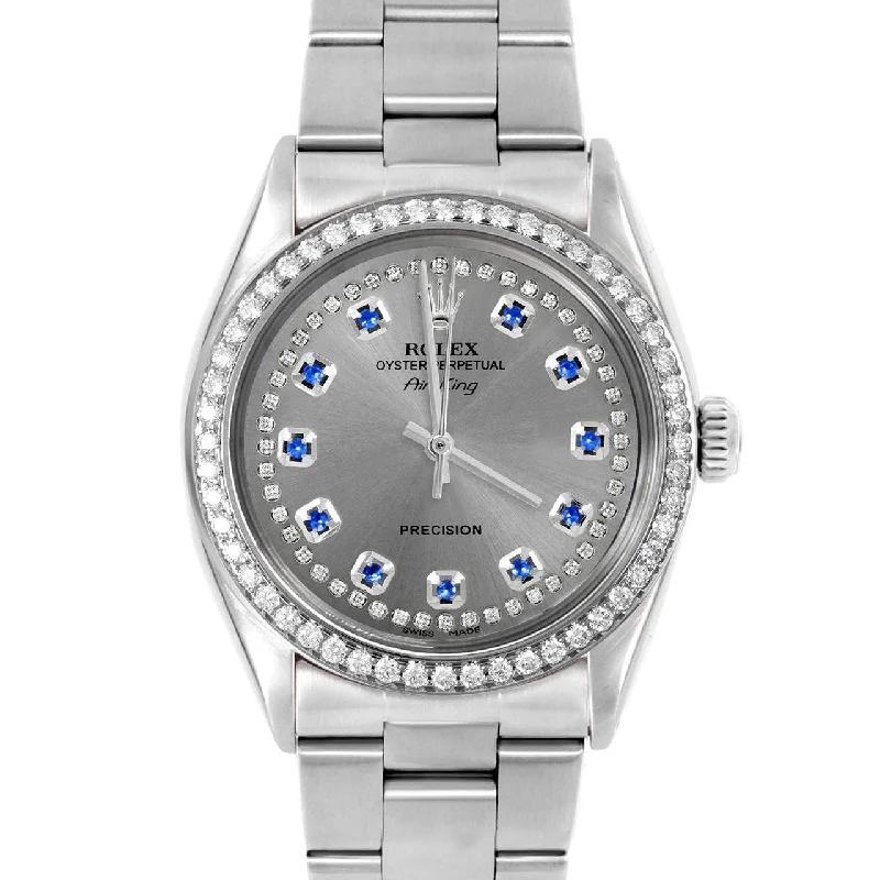 Rolex Air King 34mm | 5500-SS-SLT-STRS-BDS-OYS