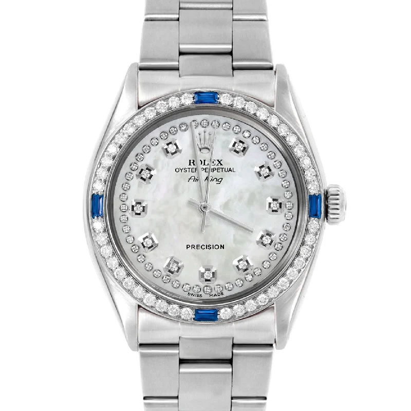 Rolex Air King 34mm | 5500-SS-WMOP-STRD-4SPH-OYS