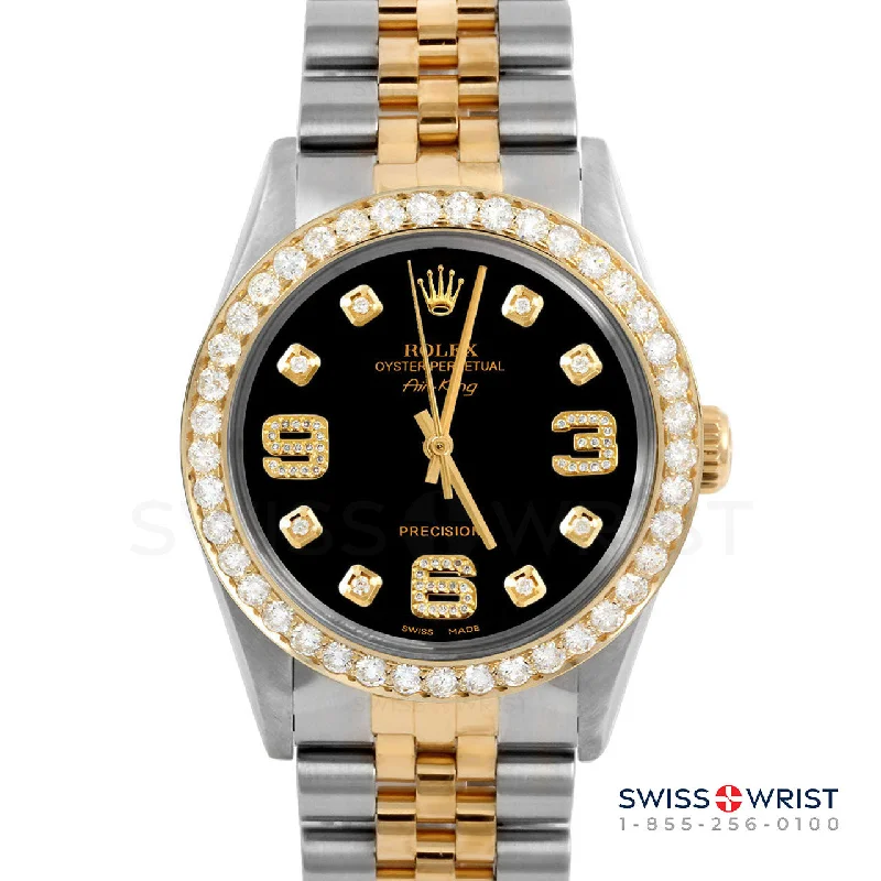 Rolex Air King 34mm | 5500-TT-BLK-8DA369-2CT-JBL