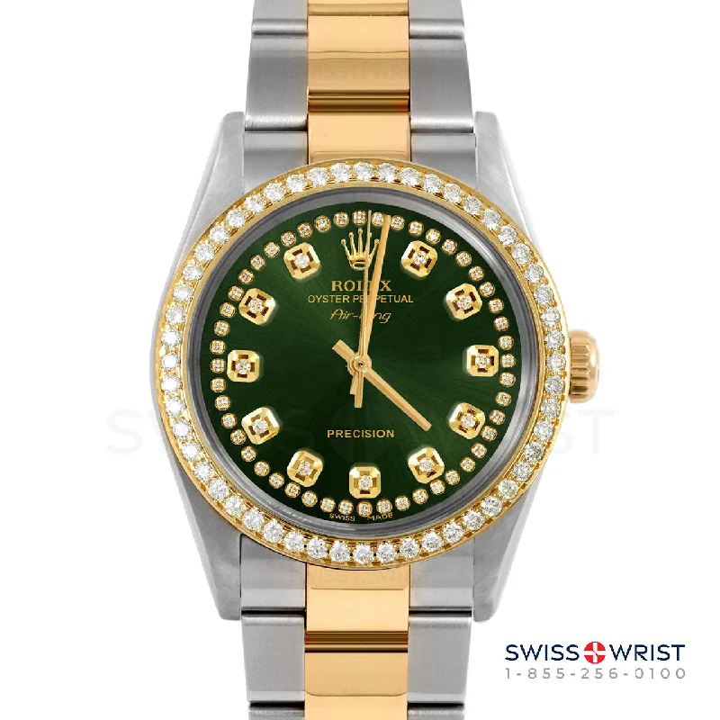 Rolex Air King 34mm | 5500-TT-GRN-STRD-BDS-OYS