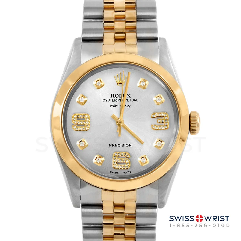 Rolex Air King 34mm | 5500-TT-SLV-8DA369-SMT-JBL