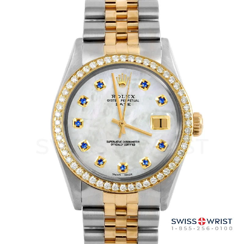 Rolex Date 34mm | 1500-TT-WMOP-SPH-AM-BDS-JBL