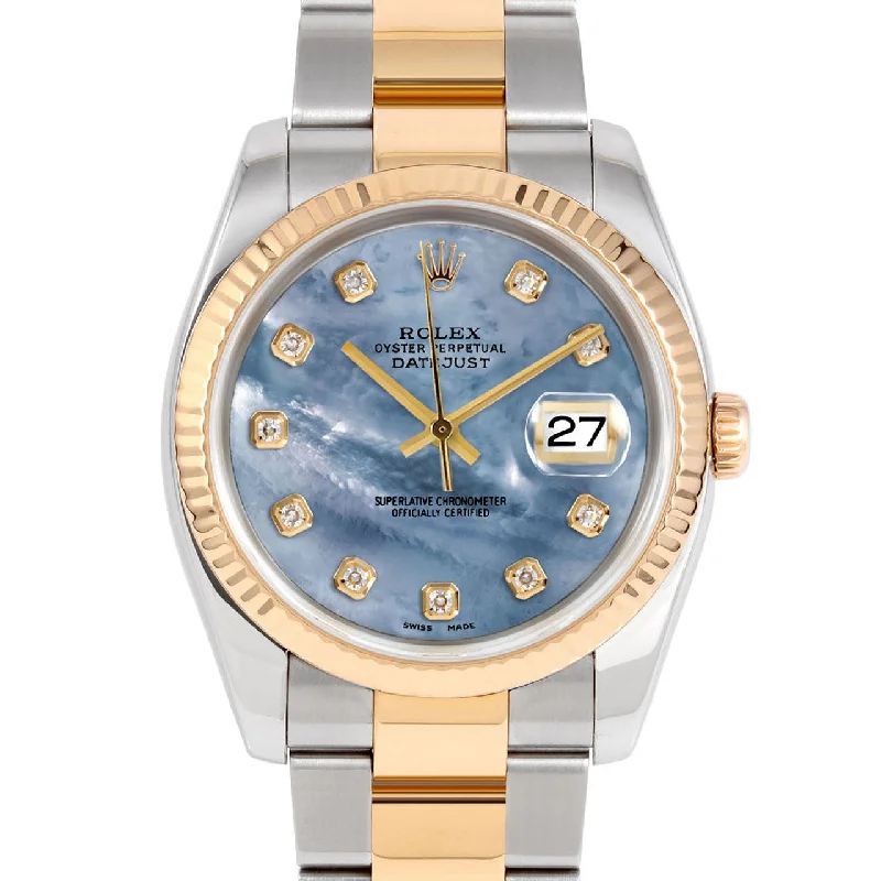 Rolex Datejust 36mm | 116233-BLMOP-DIA-AM-FLT-OYS