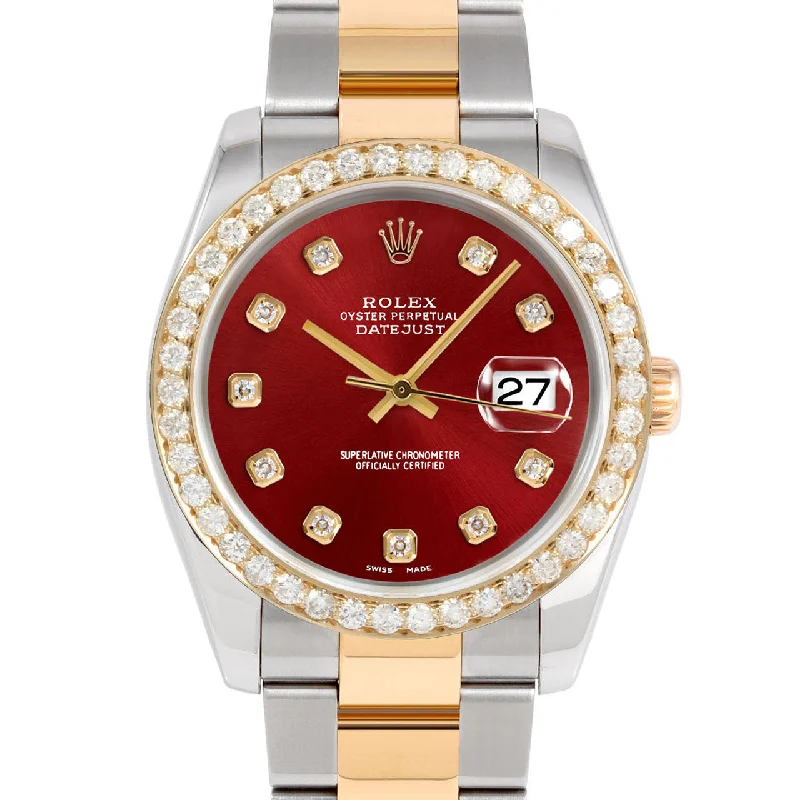 Rolex Datejust 36mm | 116233-RED-DIA-AM-25CT-OYS