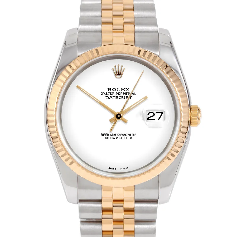 Rolex Datejust 36mm | 116233-WHT-NOHM-FLT-JBL