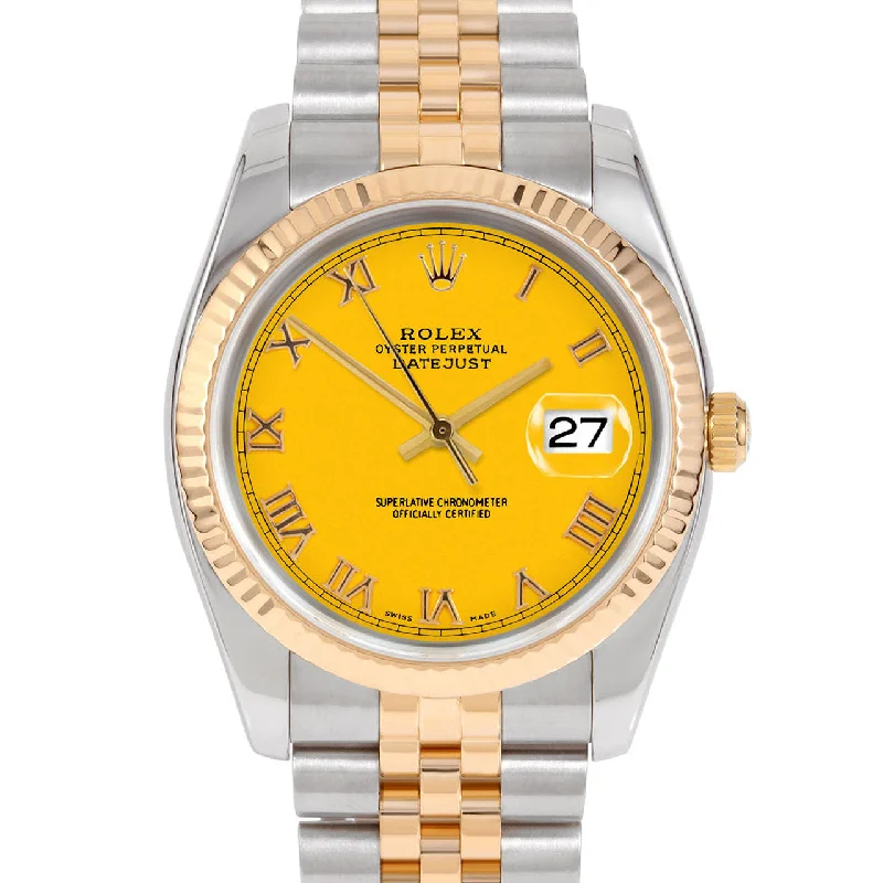 Rolex Datejust 36mm | 116233-YLW-ROM-FLT-JBL