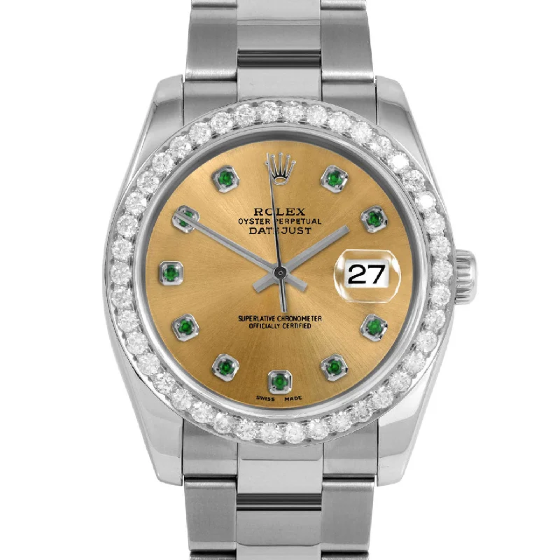 Rolex Datejust 36mm | 116234-CHM-EMD-AM-25CT-OYS