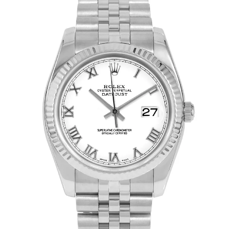 Rolex Datejust 36mm | 116234-WHT-ROM-FLT-JBL