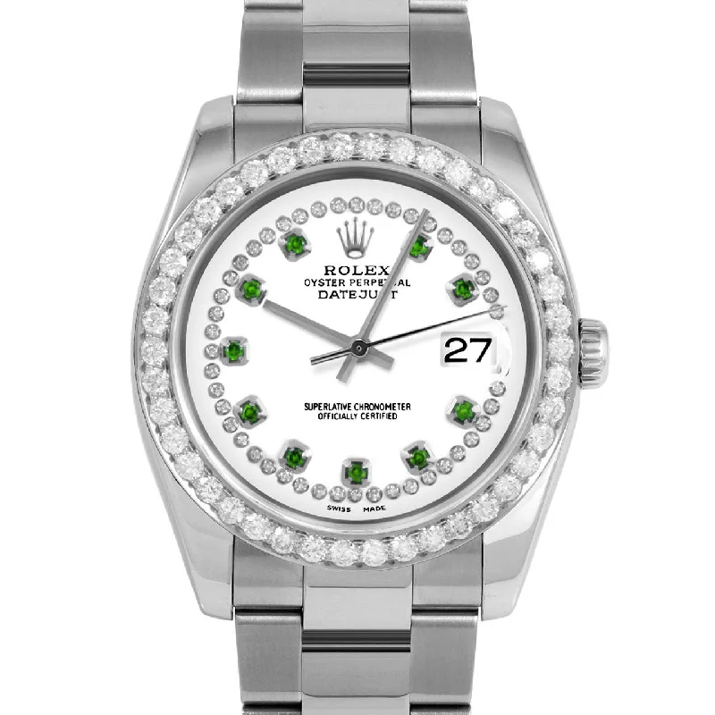 Rolex Datejust 36mm | 116234-WHT-STRE-25CT-OYS