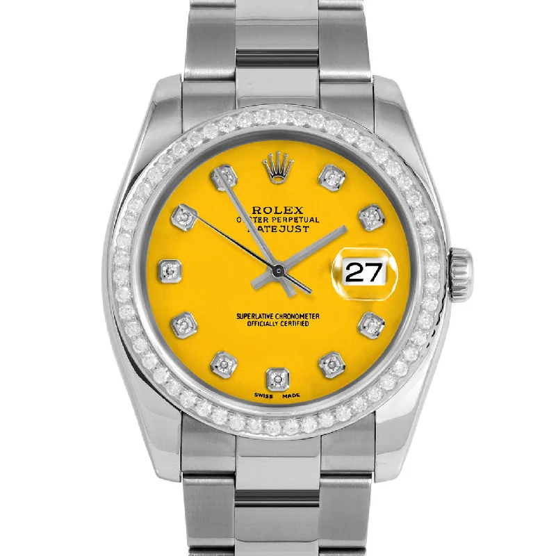 Rolex Datejust 36mm | 116234-YLW-DIA-AM-BDS-OYS