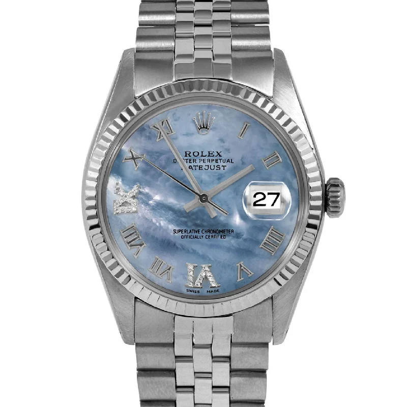 Rolex Datejust 36mm | 1601-SS-BLMOP-RDR69-FLT-JBL