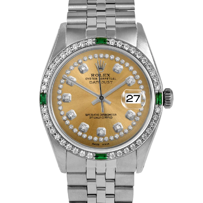 Rolex Datejust 36mm | 1601-SS-CHM-STRD-4EMD-JBL