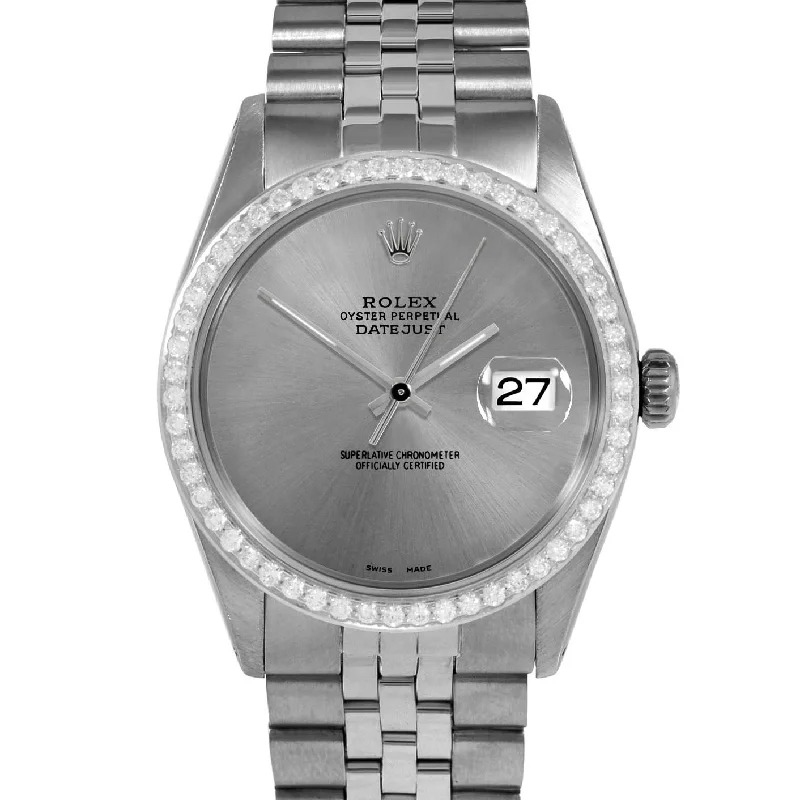 Rolex Datejust 36mm | 1601-SS-SLT-NOHM-BDS-JBL