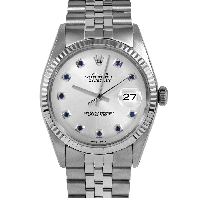 Rolex Datejust 36mm | 1601-SS-SLV-SPH-AM-FLT-JBL