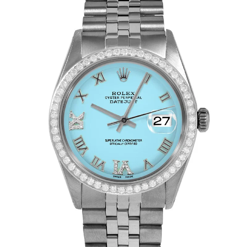 Rolex Datejust 36mm | 1601-SS-TRQ-RDR69-BDS-JBL