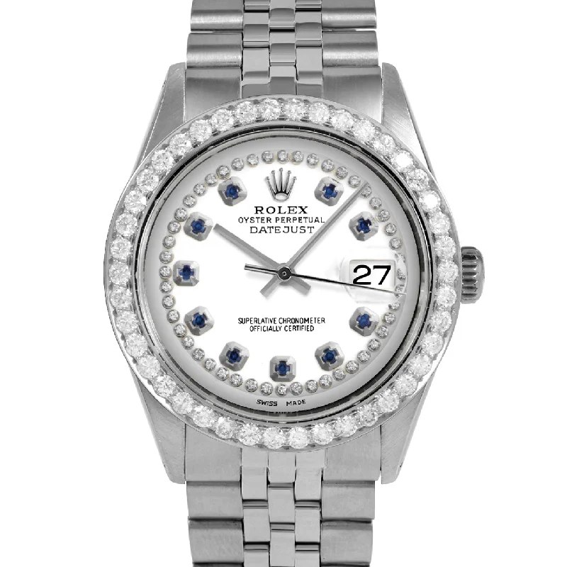 Rolex Datejust 36mm | 1601-SS-WHT-STRS-25CT-JBL