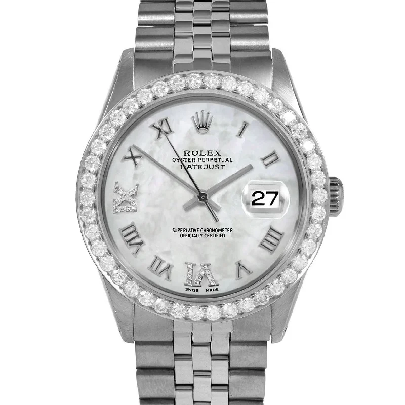 Rolex Datejust 36mm | 1601-SS-WMOP-RDR69-25CT-JBL