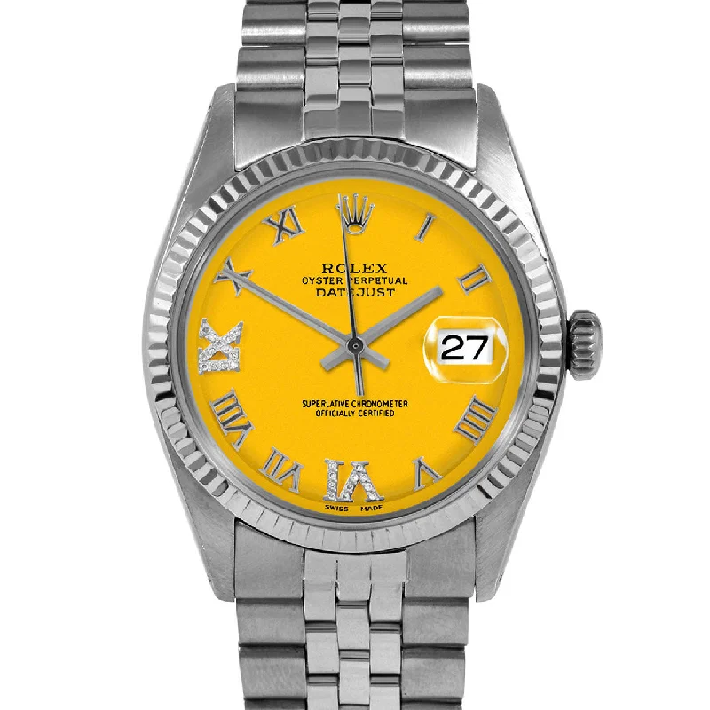 Rolex Datejust 36mm | 1601-SS-YLW-RDR69-FLT-JBL